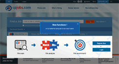 Desktop Screenshot of cpjobs.com